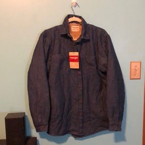 Wrangler Fleece Lined Denim Shirt